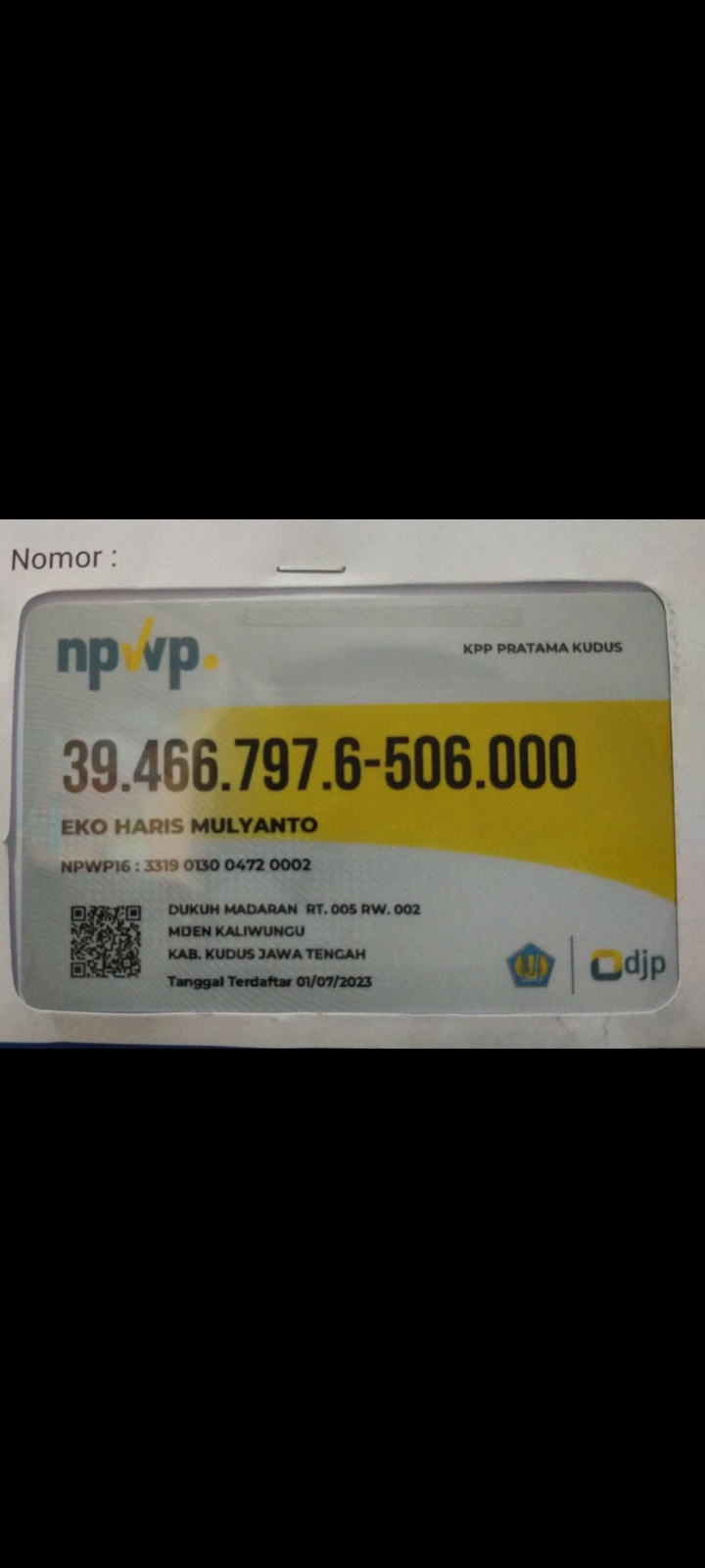 image card