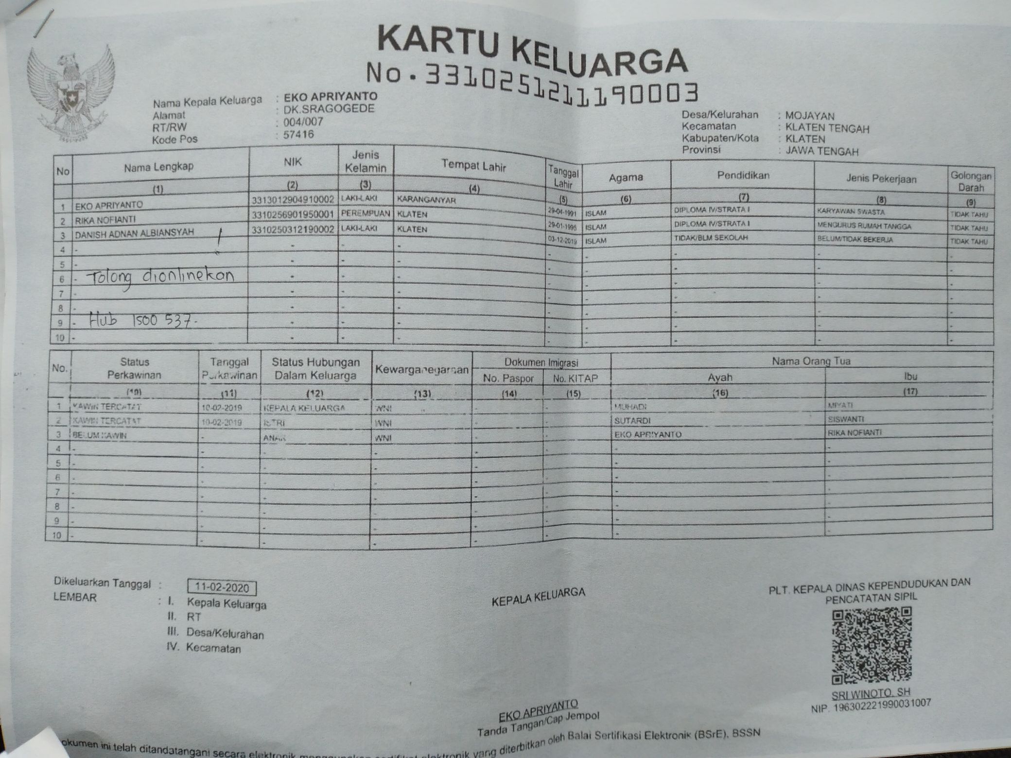 image card