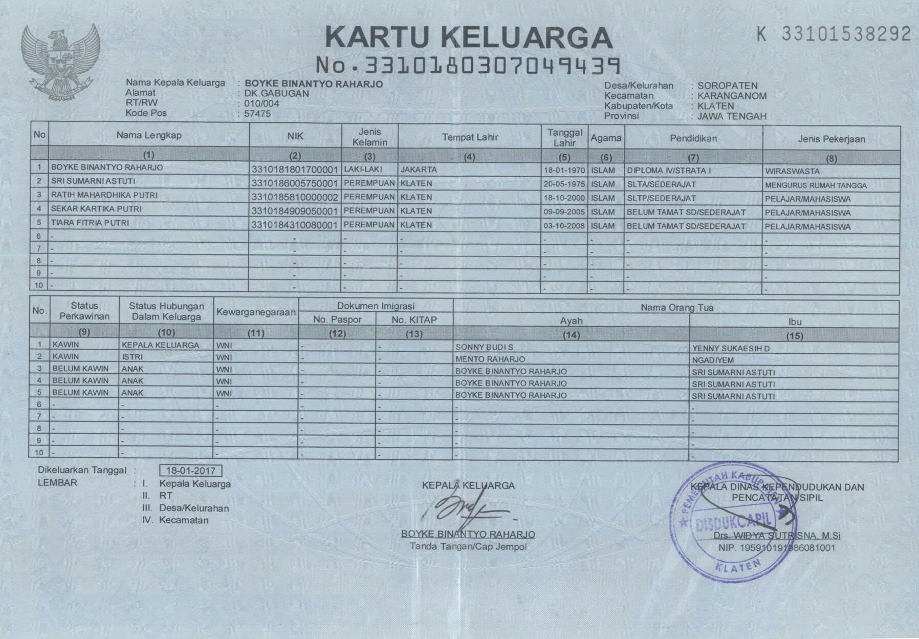 image card