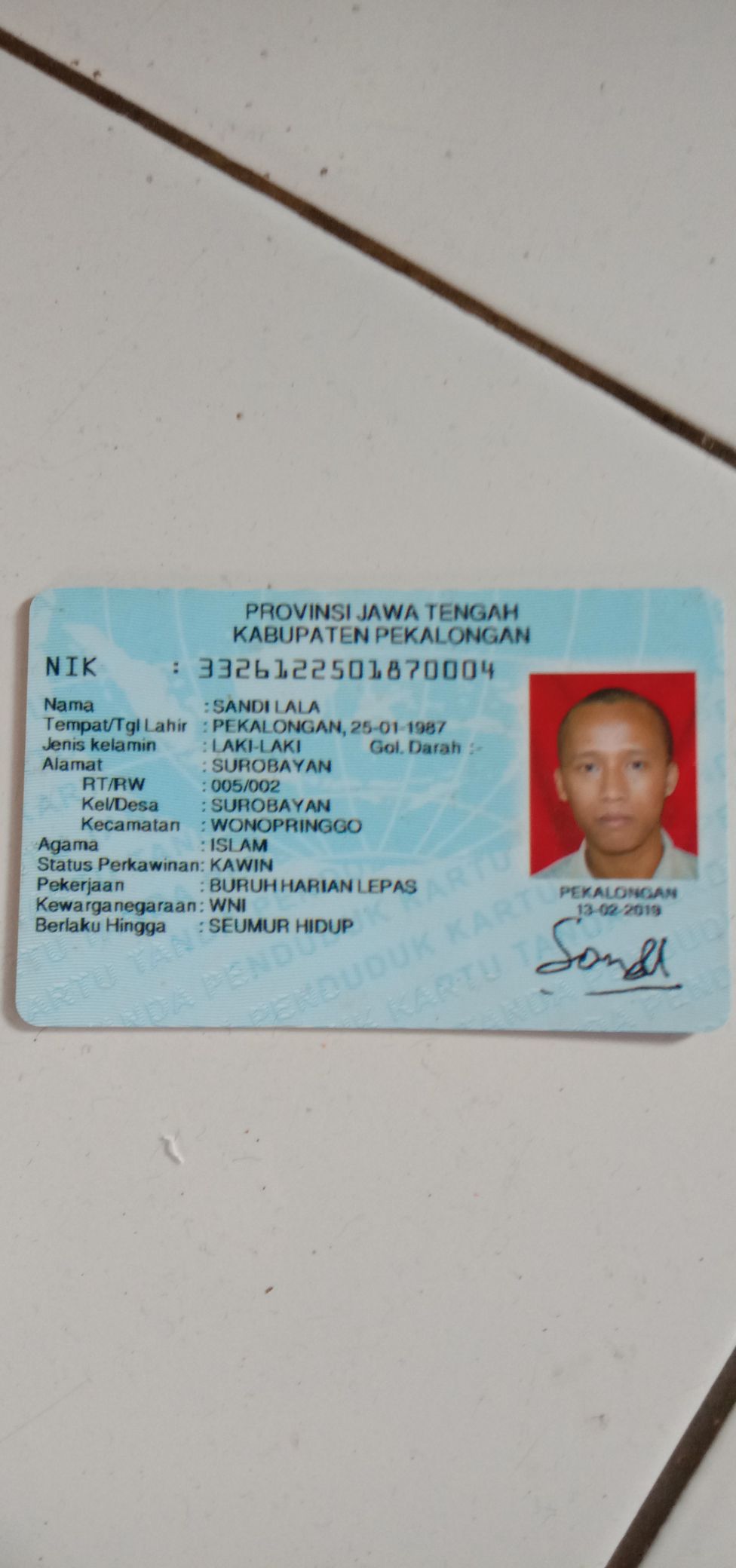 image card