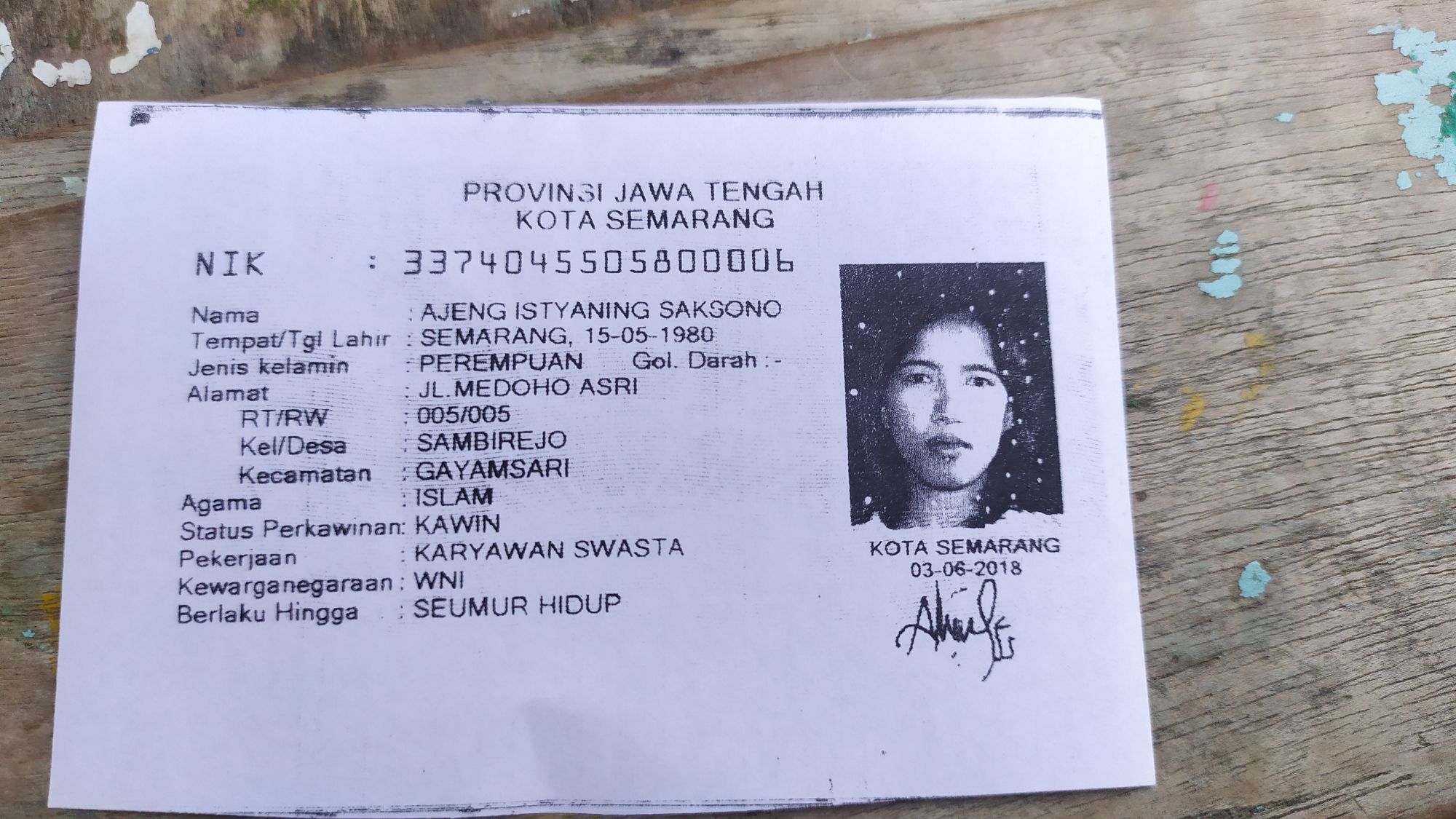 image card