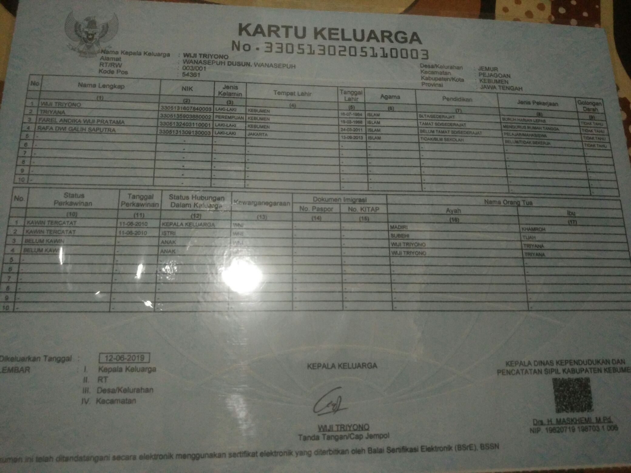image card
